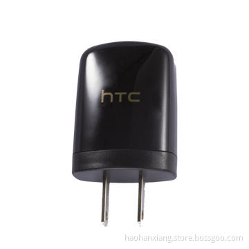 US travel charger with 1000mA, available in black